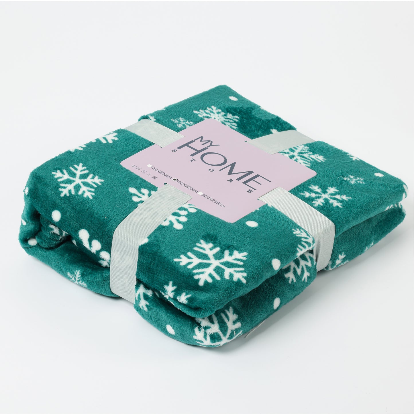 Cobija Christmas Verde 180cm x 200cm