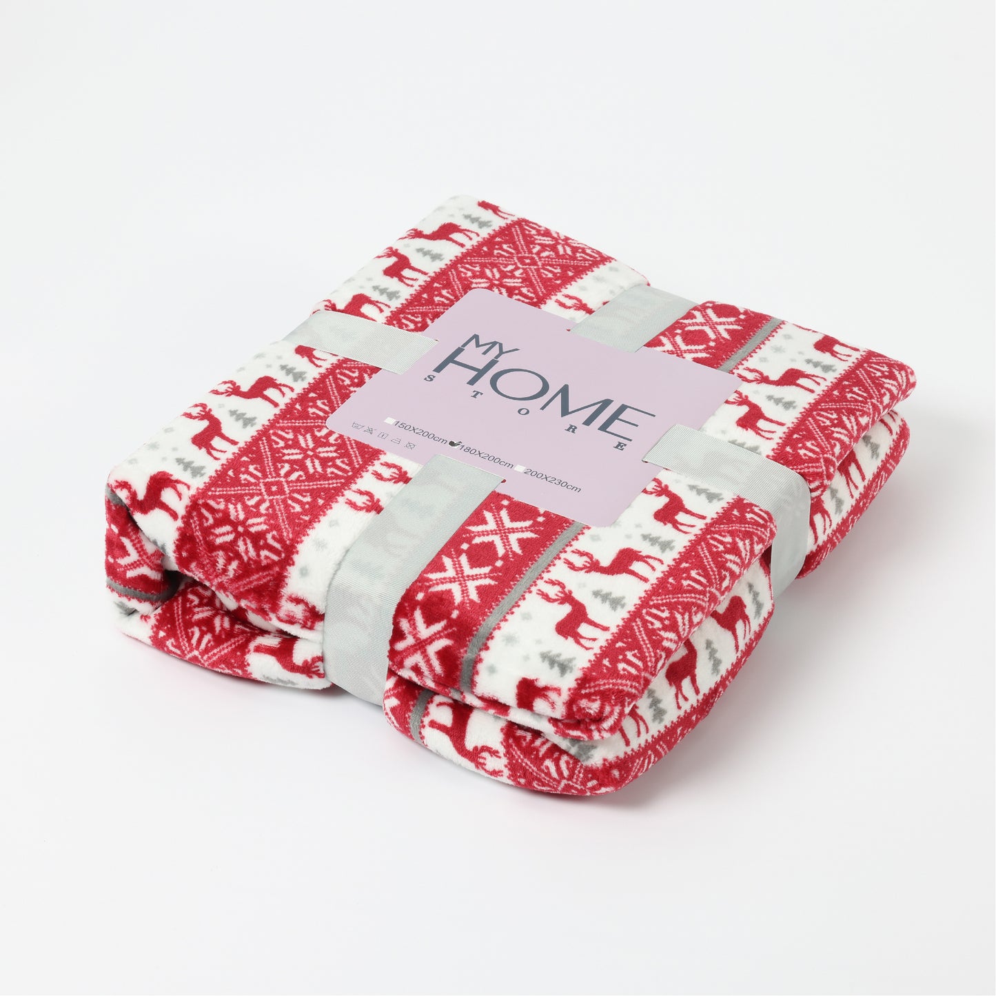 Cobija Christmas Renos 180cm x 200cm