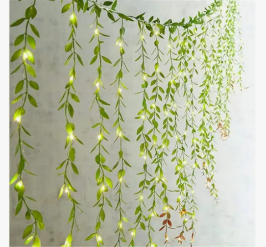 Guirnalda Enredadera Hojas Verde pilas