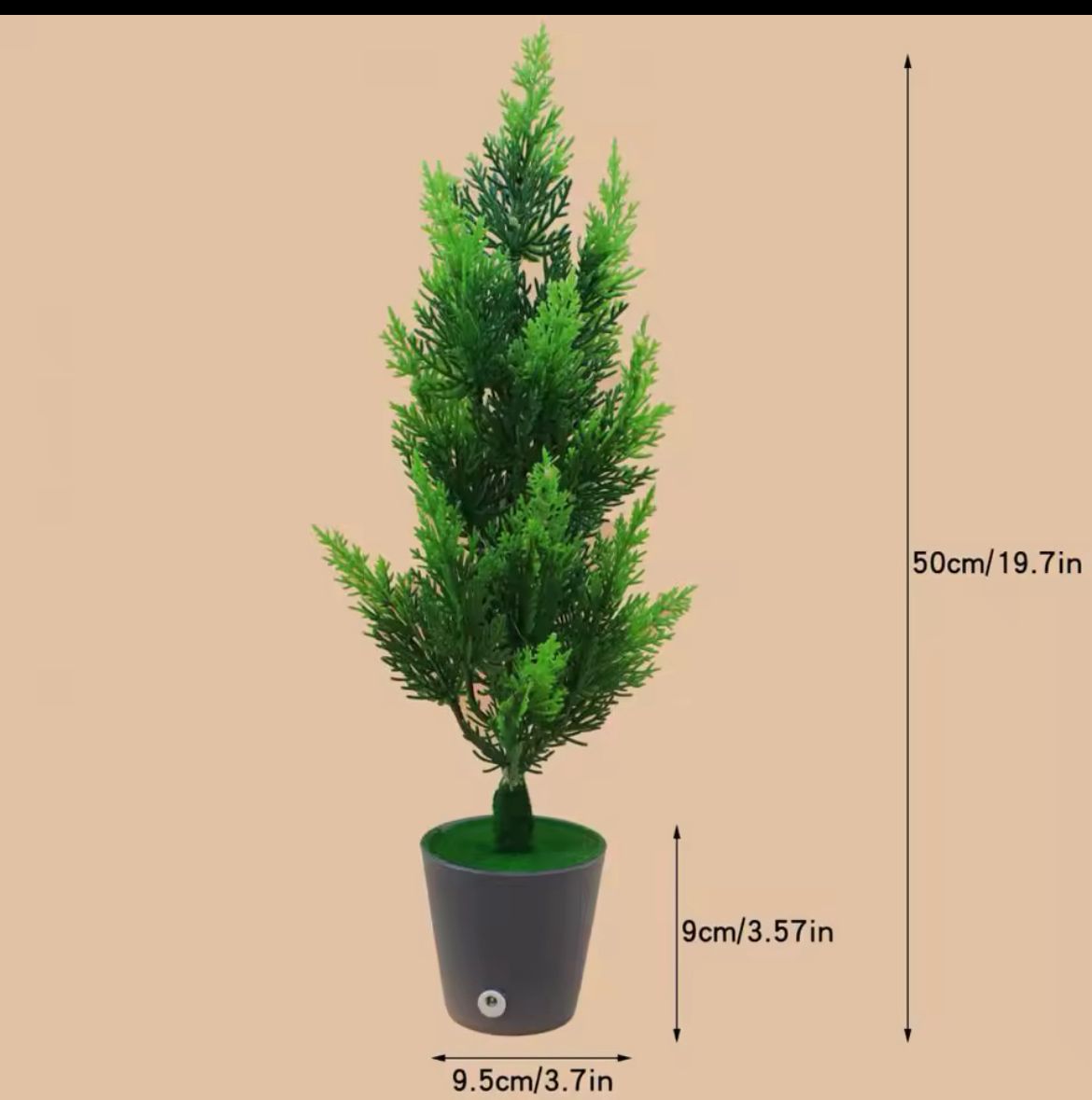 Arbol Decorativo LED de Mesa – Luz Cálida Estilo Aleatorio