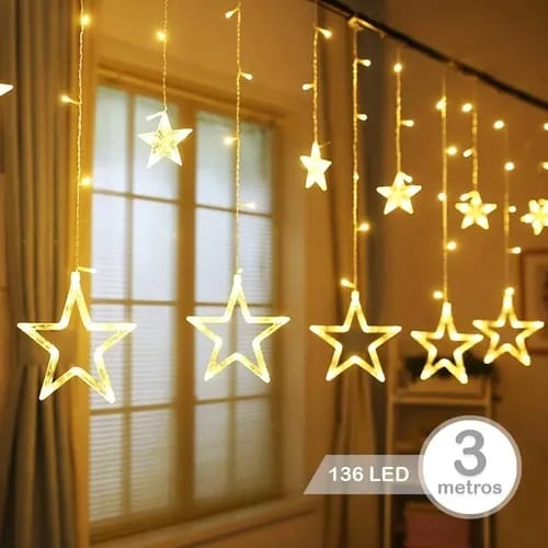 Luces LED Tipo Cenefa con Estrellas