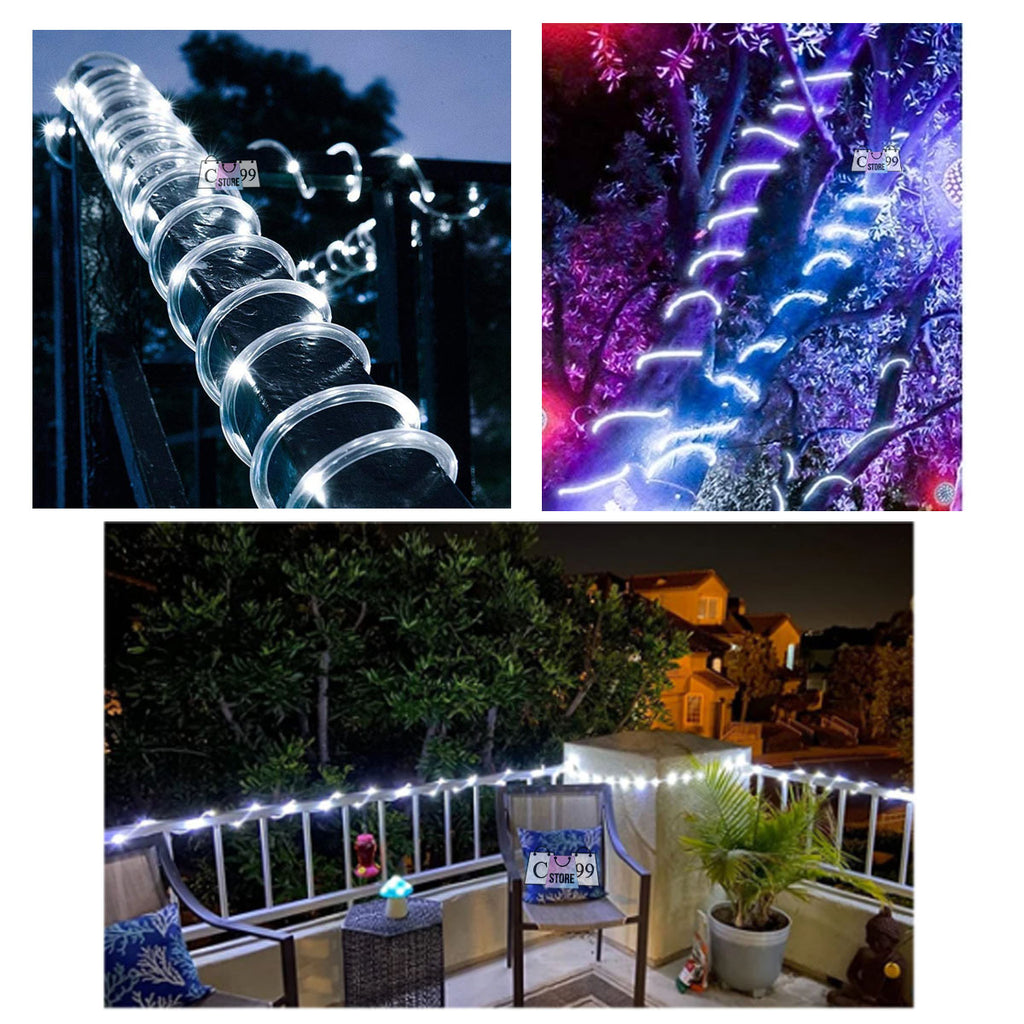 Manguera Solar Luces Navidad 10 Metros