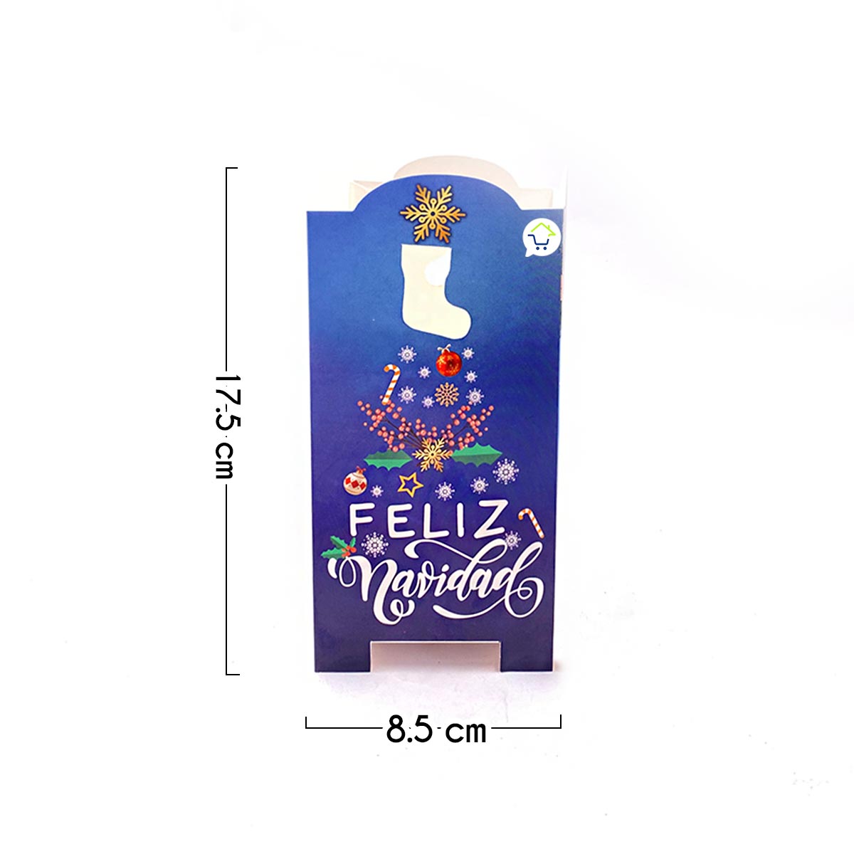 Faroles Navidad X 10 con Velas - Diseños variados