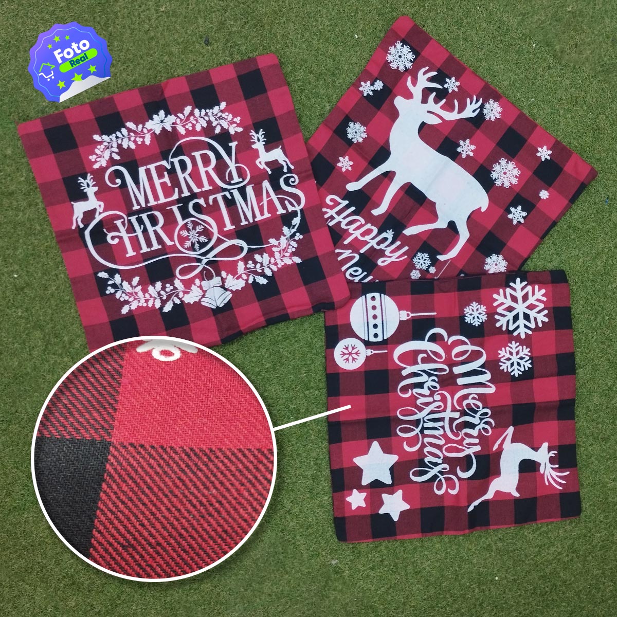 Funda para Cojin de Navidad Decoracion sofa o cama