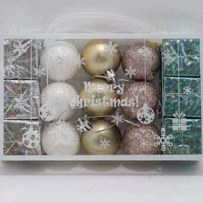 Set surtido de bolas navideñas + regalos