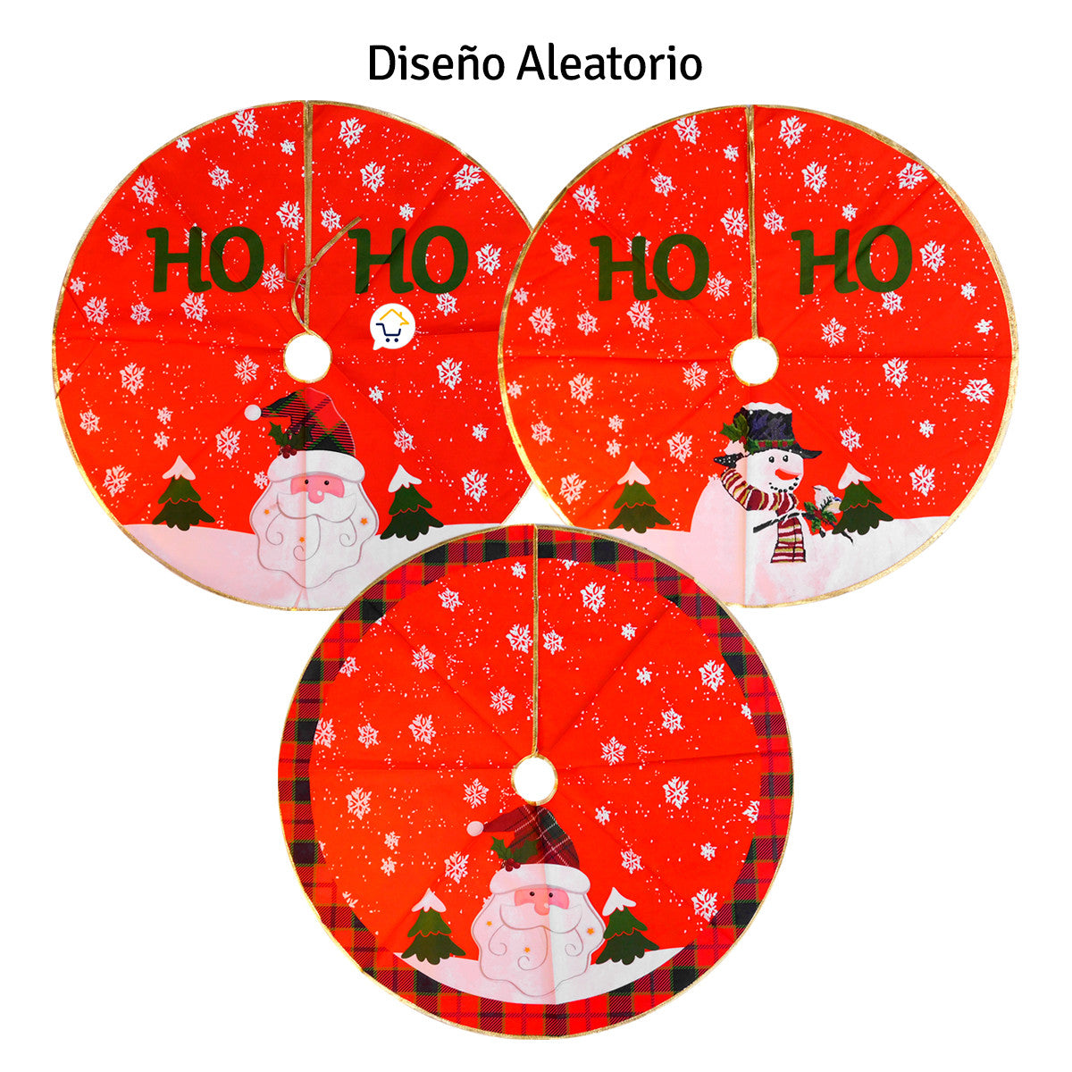 Pie De Arbol Grande Navidad Decoracion - Diseño variado