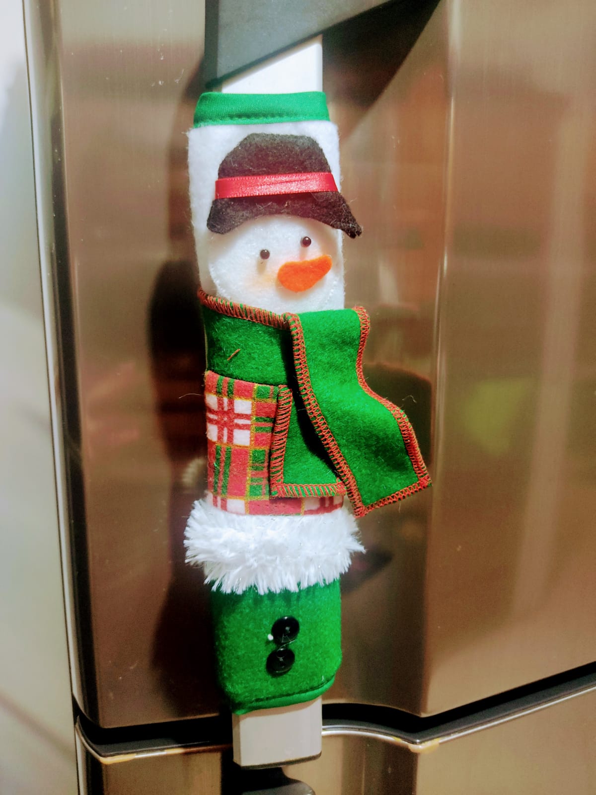 ADORNO NAVIDEÑO PARA NEVERA X 2