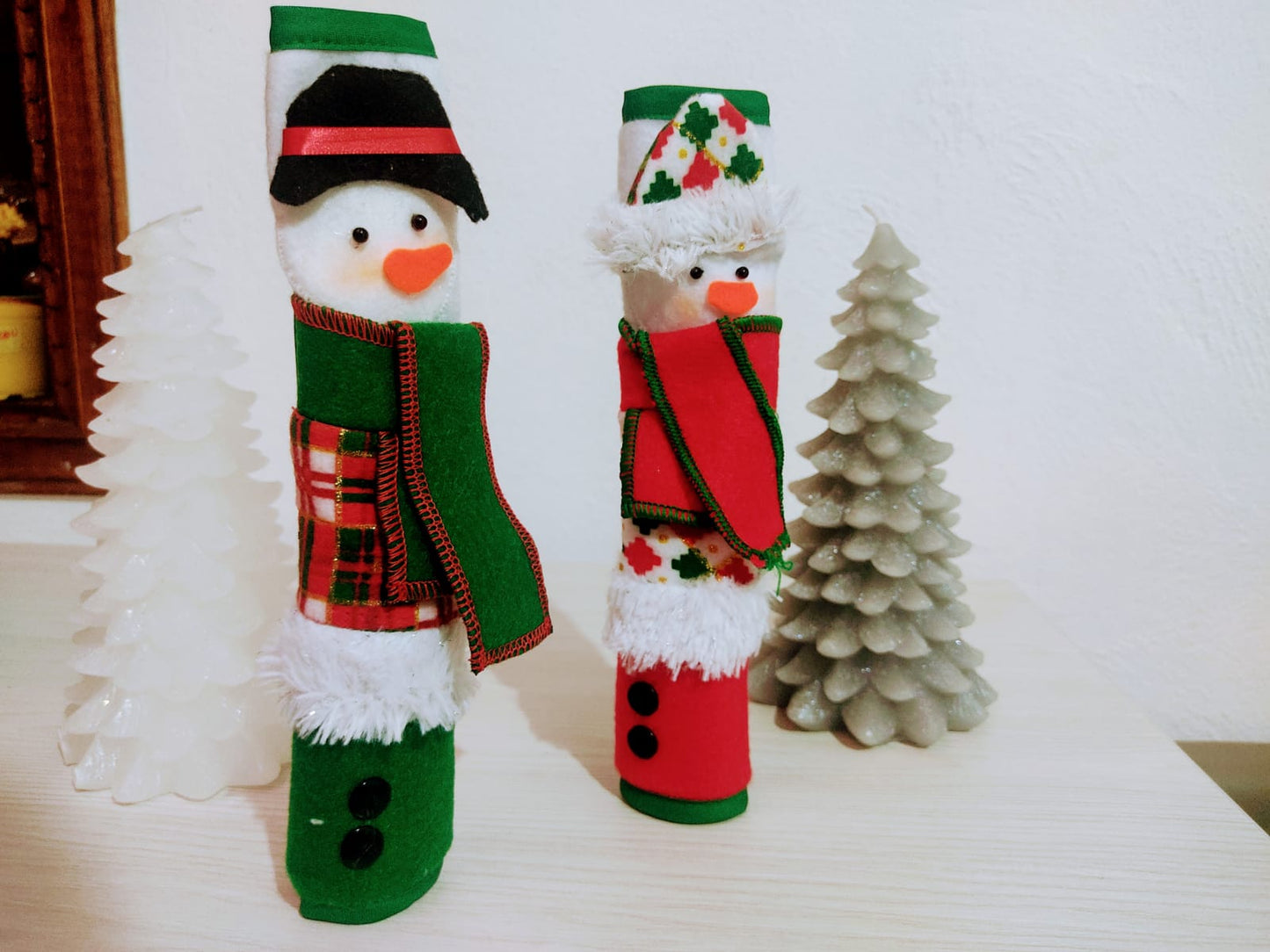 ADORNO NAVIDEÑO PARA NEVERA X 2