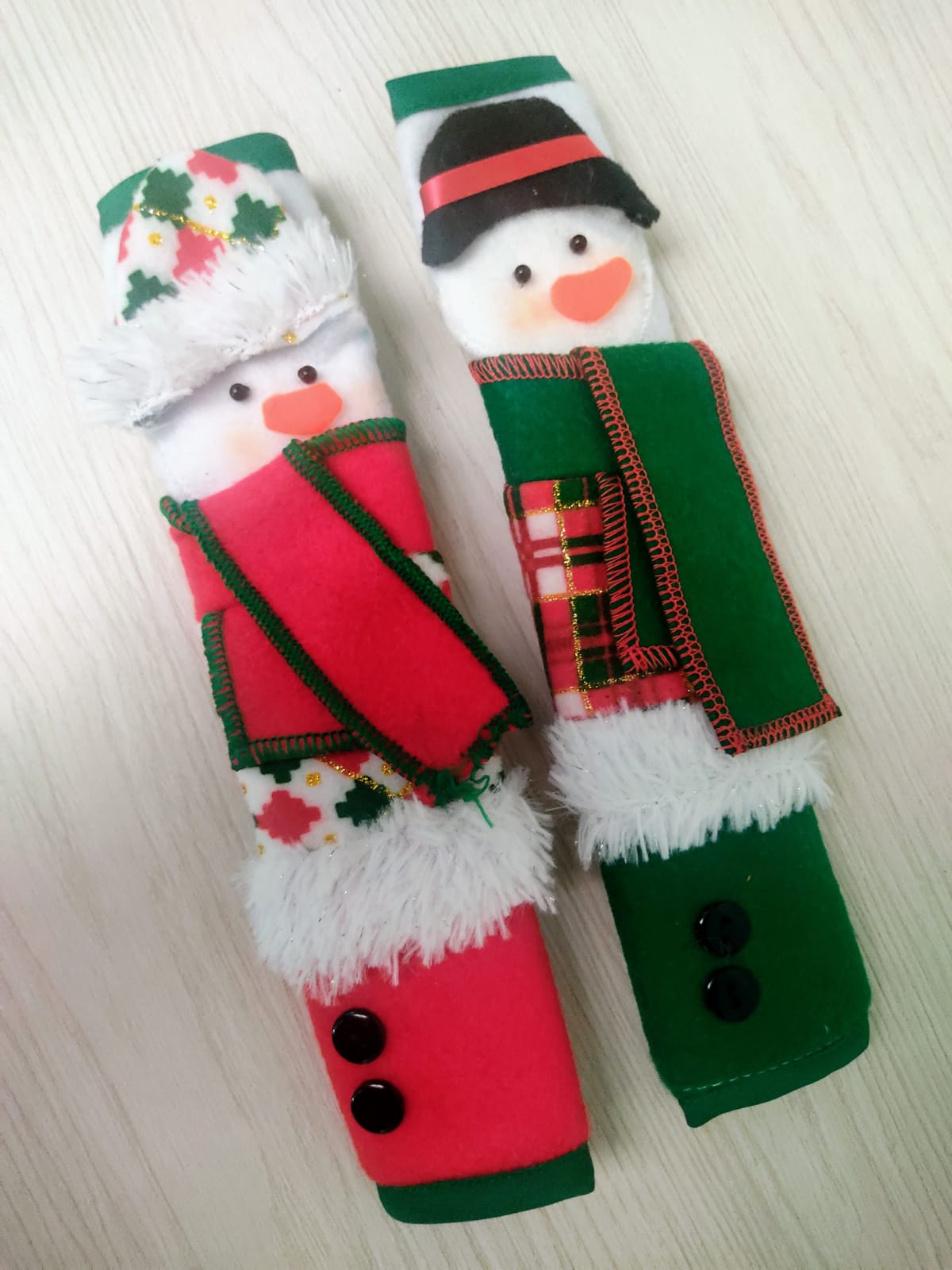 ADORNO NAVIDEÑO PARA NEVERA X 2