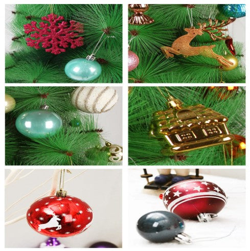 Bolas Plasticas de Navidad Colgantes