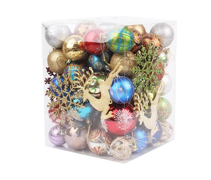 Bolas Plasticas de Navidad Colgantes