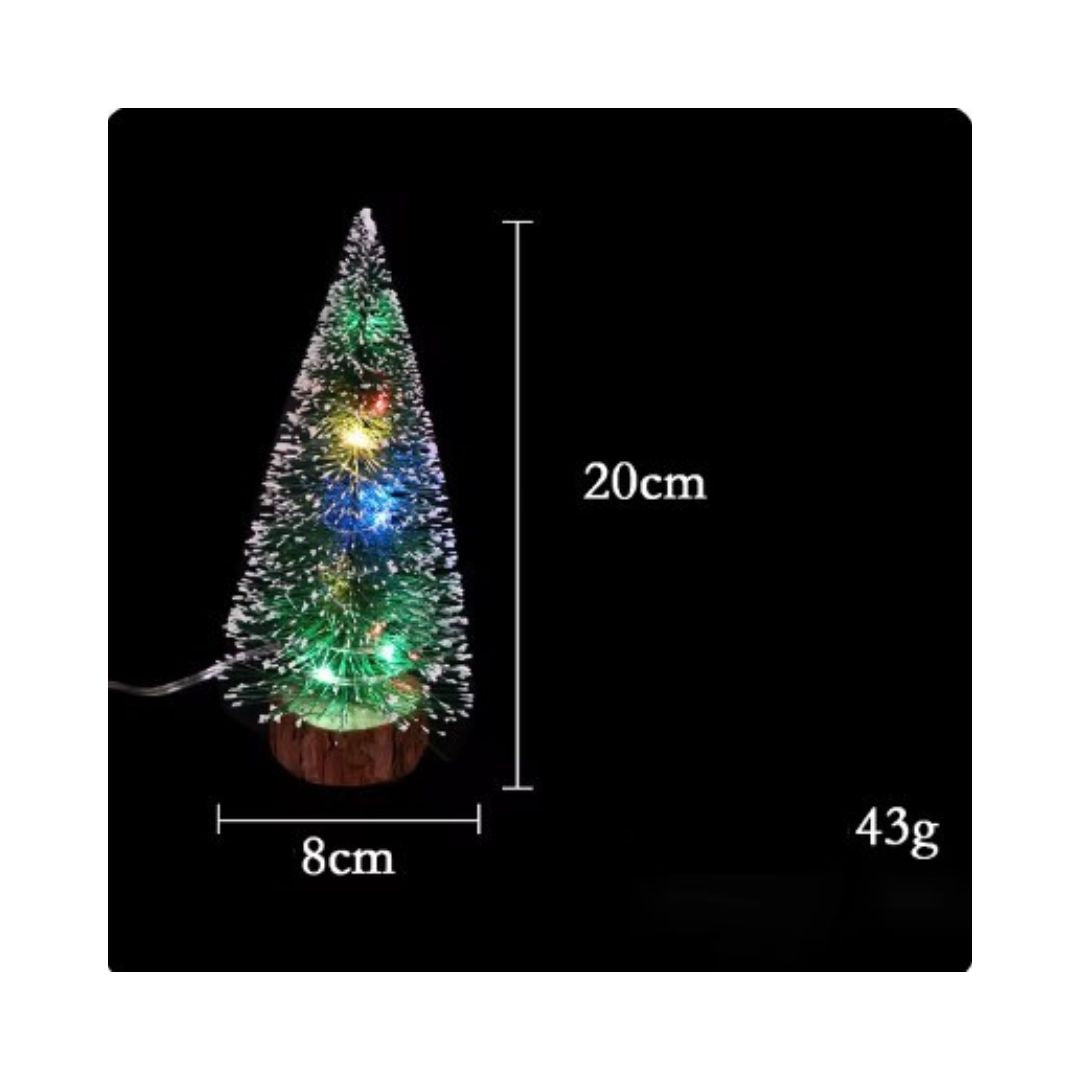Mini Árbol De Navidad 20cm Artificial