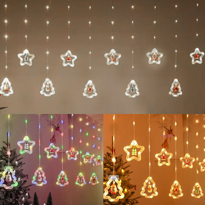 Luces Navideñas Estrella y Árbol Figuras