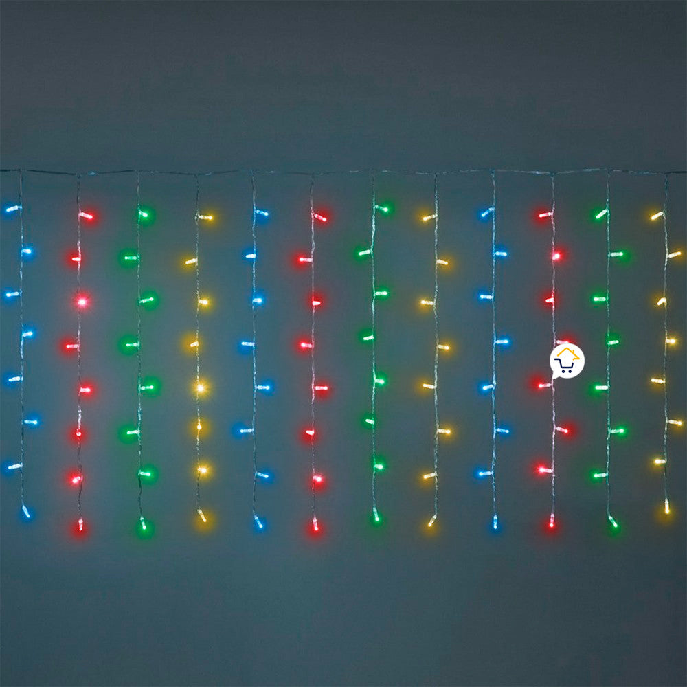Cortina Led 3Mx45cm 100 Led Navidad 1320