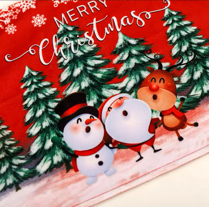 Individuales navideños x 4 unidades y x 6 unidades