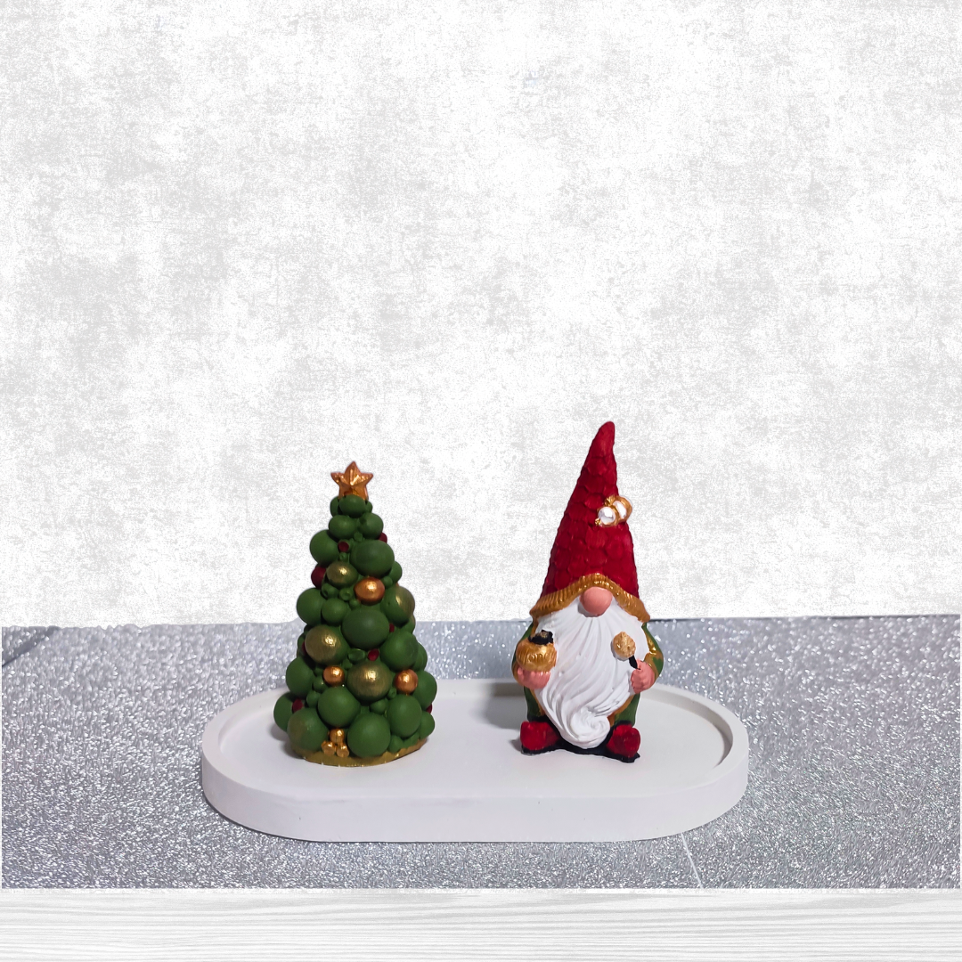 Set Navideño: Árbol y Duende Encantador
