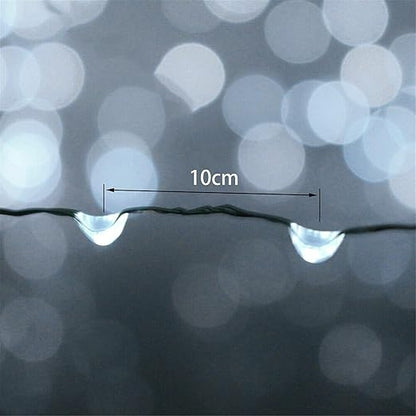 Luces de navidad con panel solar 20 mtr