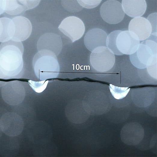 Luces de navidad con panel solar 20 mtr