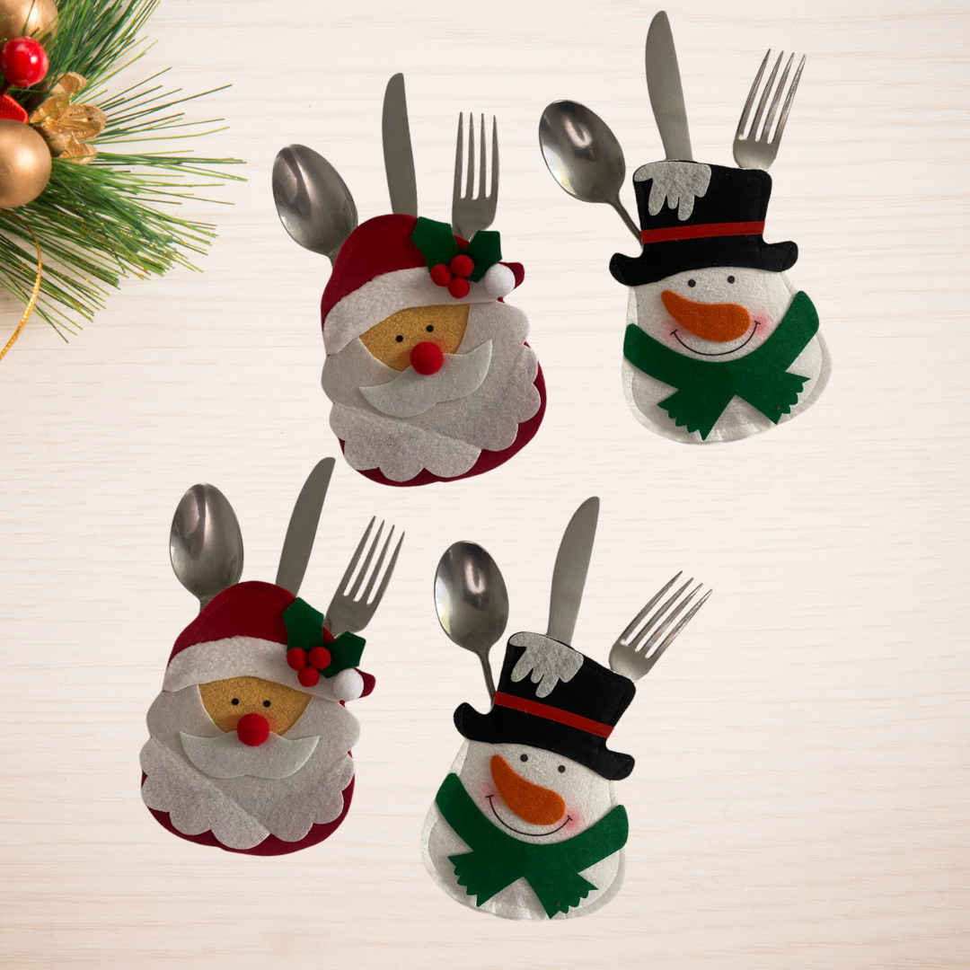 Combo Navideño 4 puestos + decoración Nevera