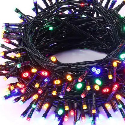 LUZ NAVIDEÑA MULTICOLOR LINEAL 100 LUCES