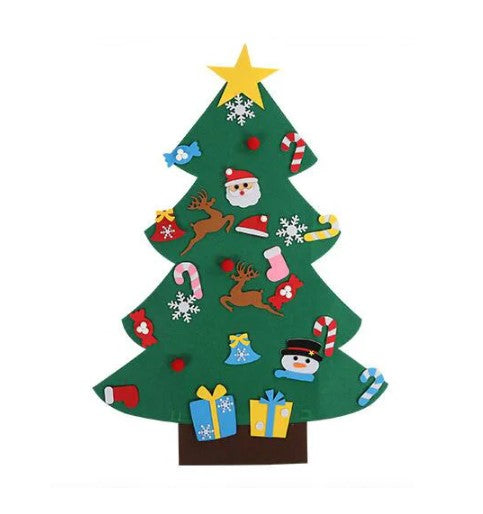 Arbol de Navidad en Fieltro Para Niños