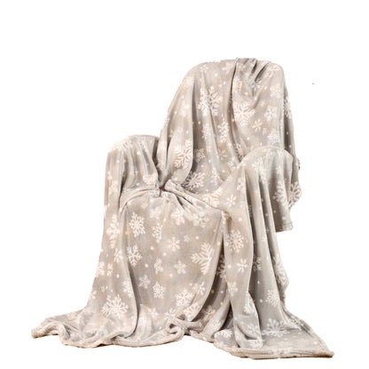 Cobija Christmas Gris 180cm x 200cm