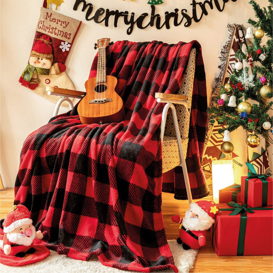 Cobija Christmas Blanket – Cuadros 180cm x 200cm