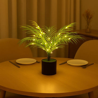Arbol Decorativo LED de Mesa – Luz Cálida Estilo Aleatorio