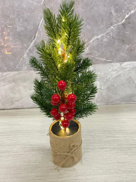 Árbol con luces